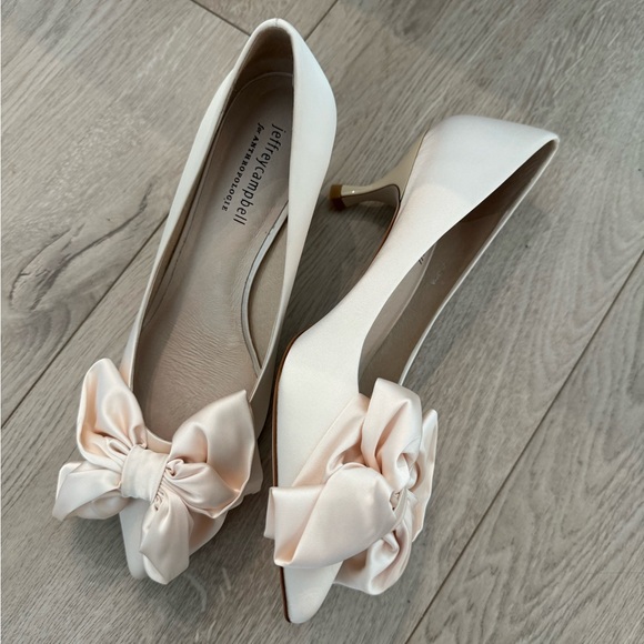 Jeffrey Campbell Shoes - Jeffrey Campbell Polina Heels in Ivory - size 8!!